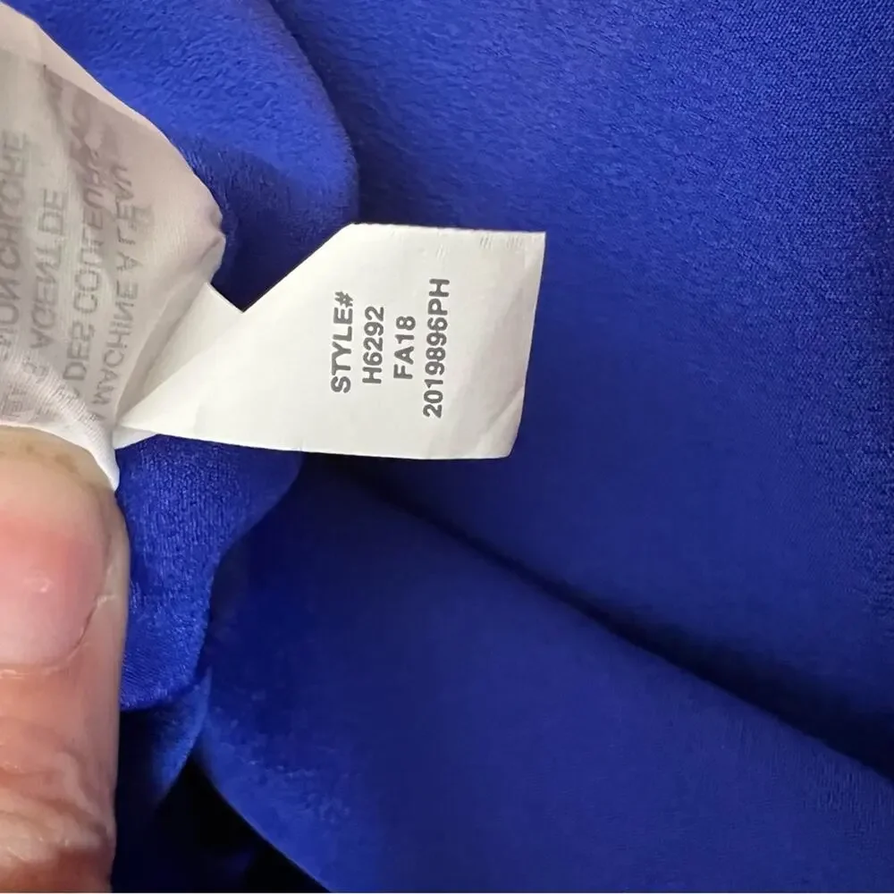 J. Crew Wrap dress in 365 crepe blue sz 8‎